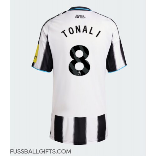 Newcastle United Sandro Tonali #8 Fußballbekleidung Heimtrikot Damen 2025-26 Kurzarm